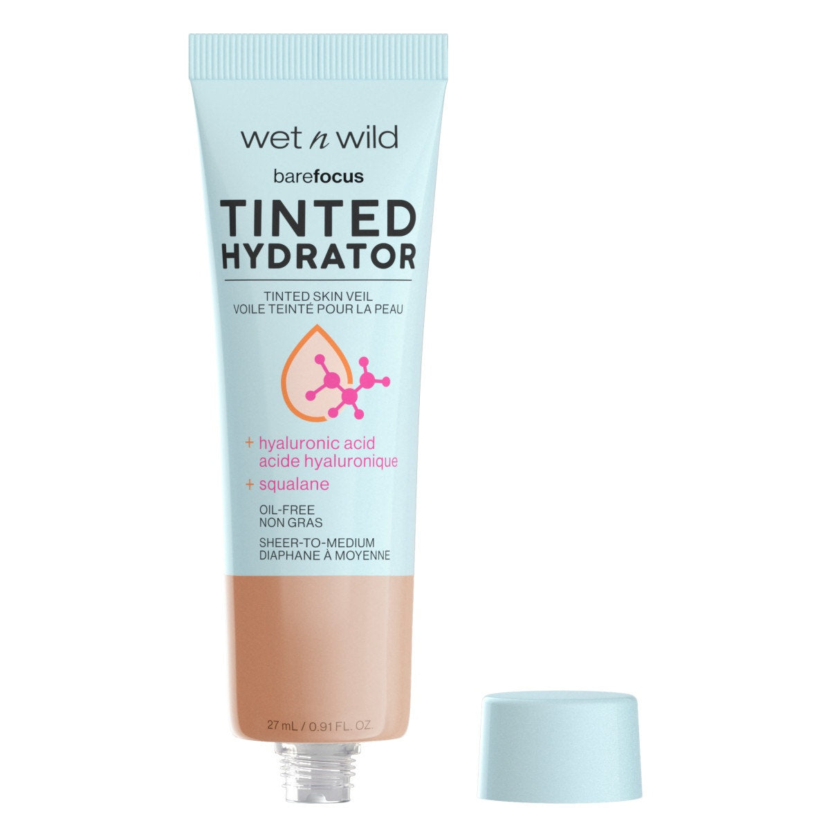 Bare Focus Tinted Hydrator Tinted Skin Veil | Tan Medium Deep - Image 2