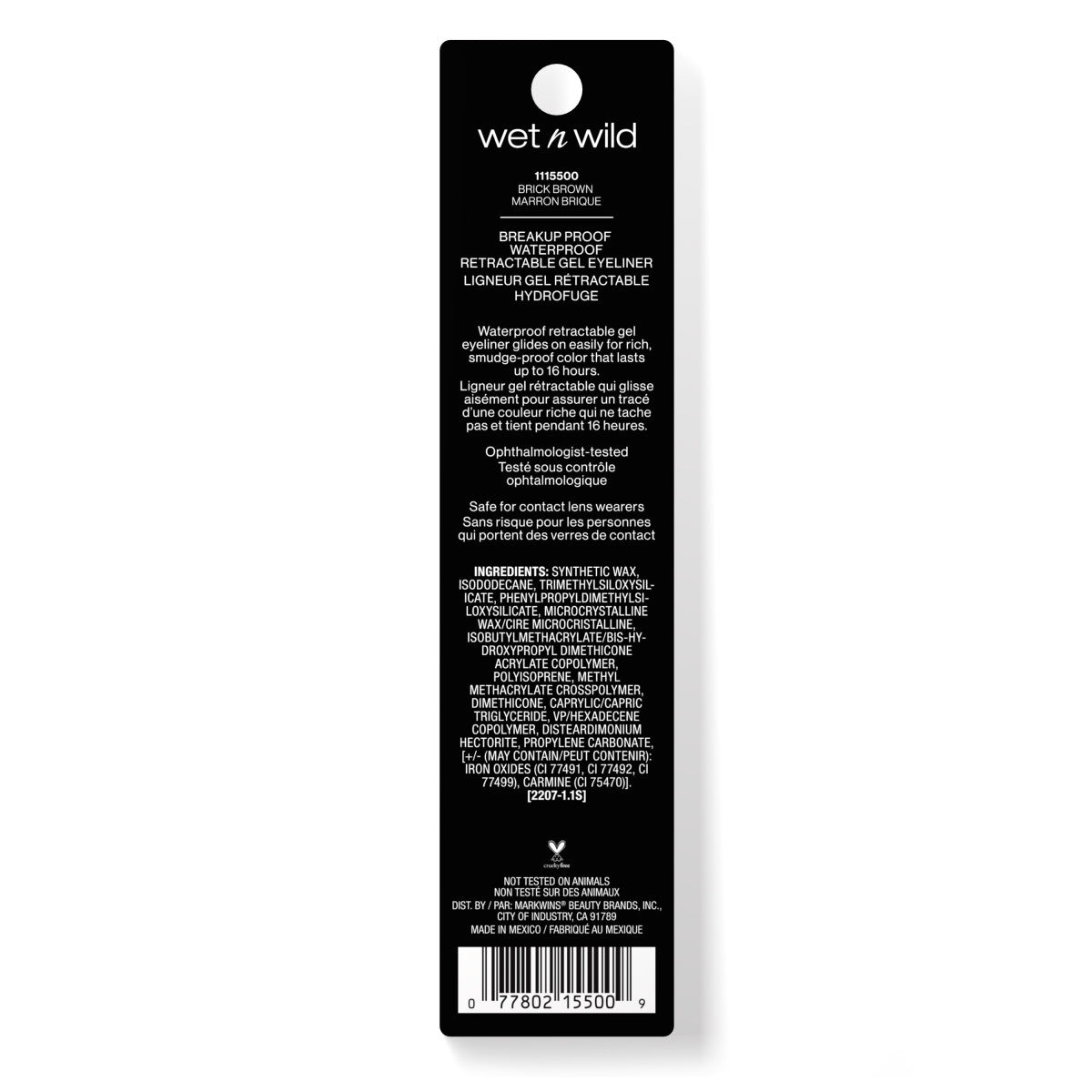 Breakup Proof Waterproof Retractable Gel Eyeliner | Brick Brown - Image 5