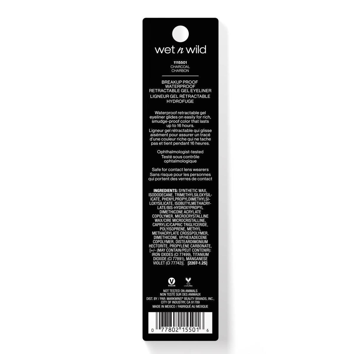Breakup Proof Waterproof Retractable Gel Eyeliner | Charcoal - Image 4