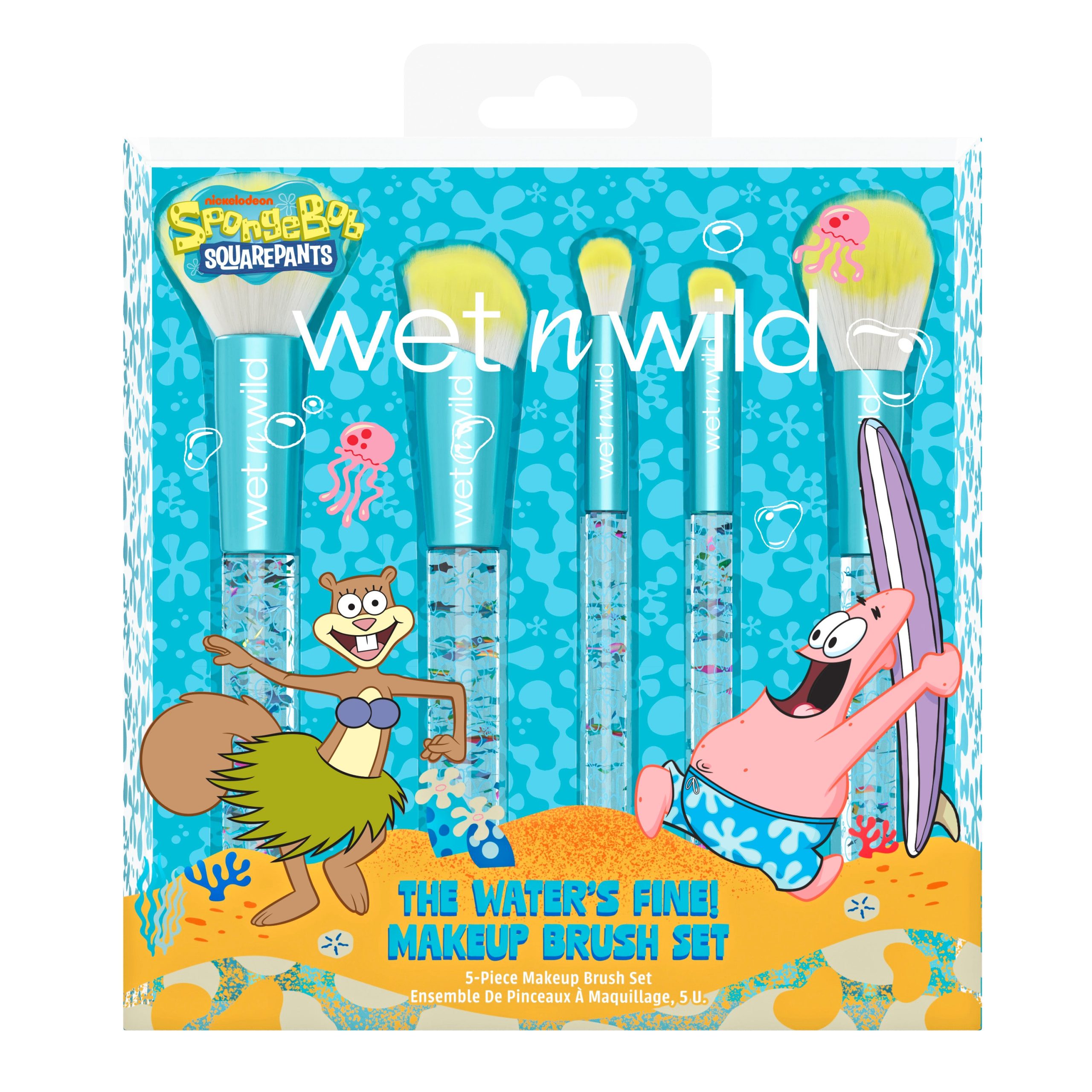 The Water's Fine! 5-Piece Makeup Brush Set - Image 5