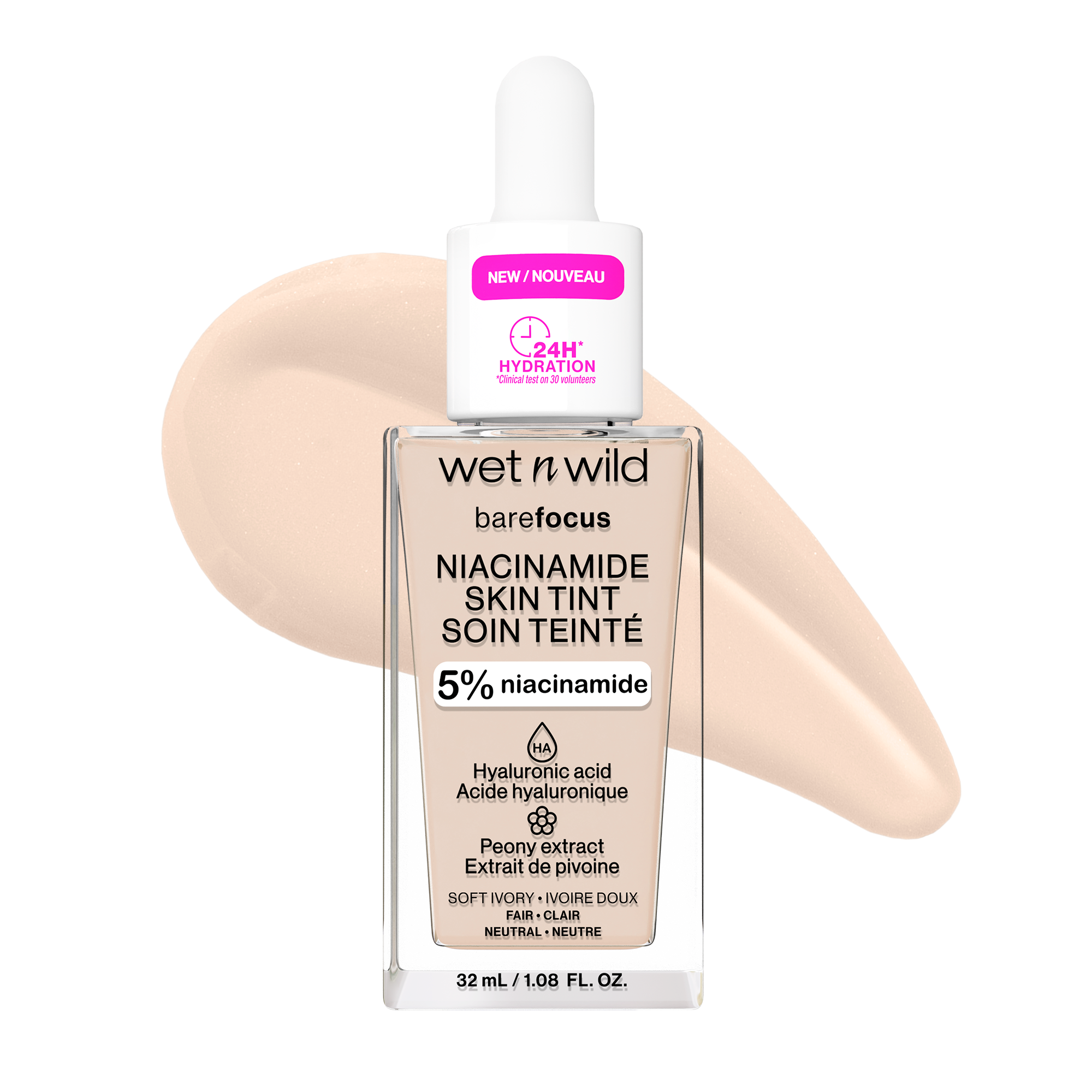 Bare Focus Niacinamide Skin Tint | Soft Ivory