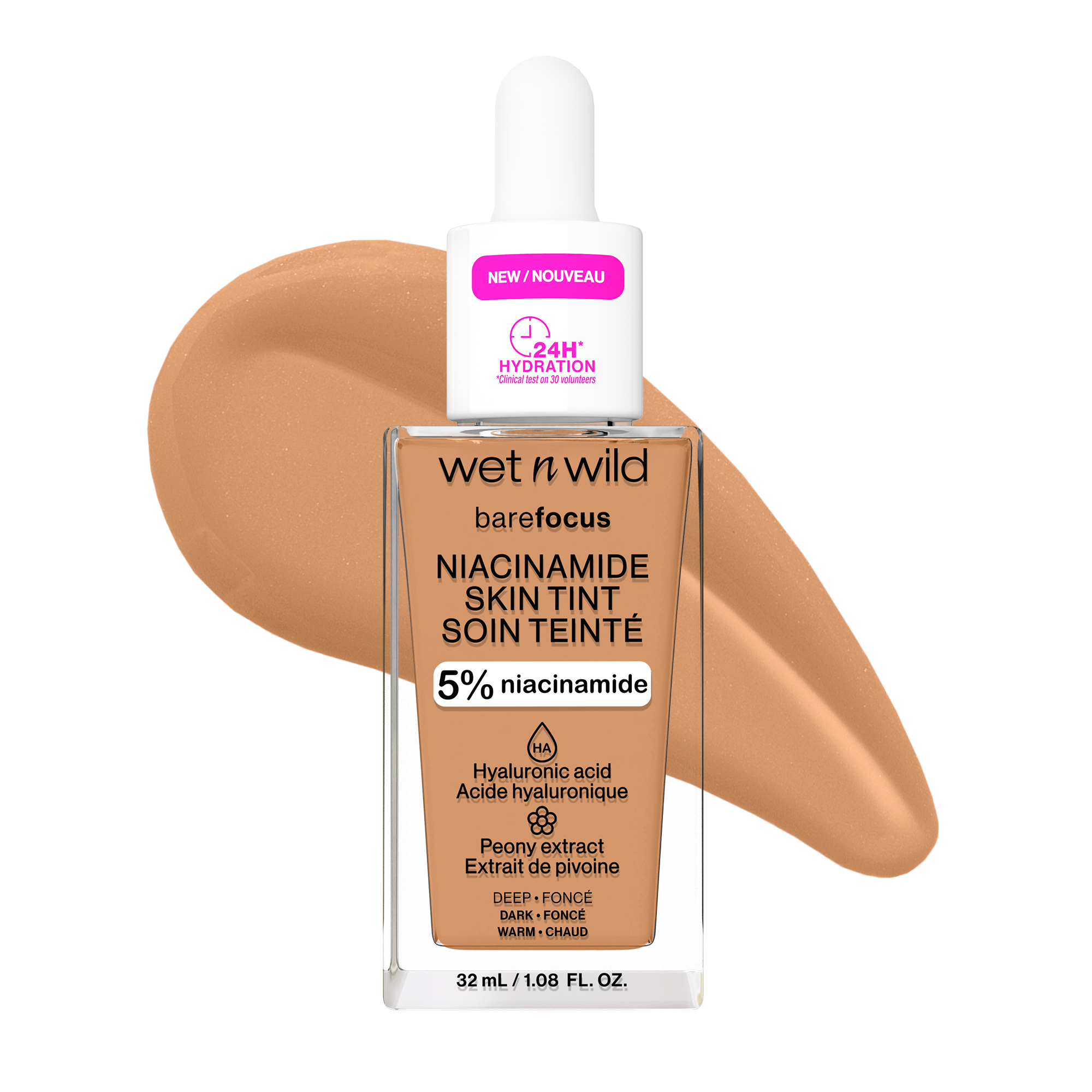 Bare Focus Niacinamide Skin Tint | Deep