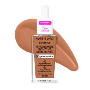 Bare Focus Niacinamide Skin Tint | Deep Brown