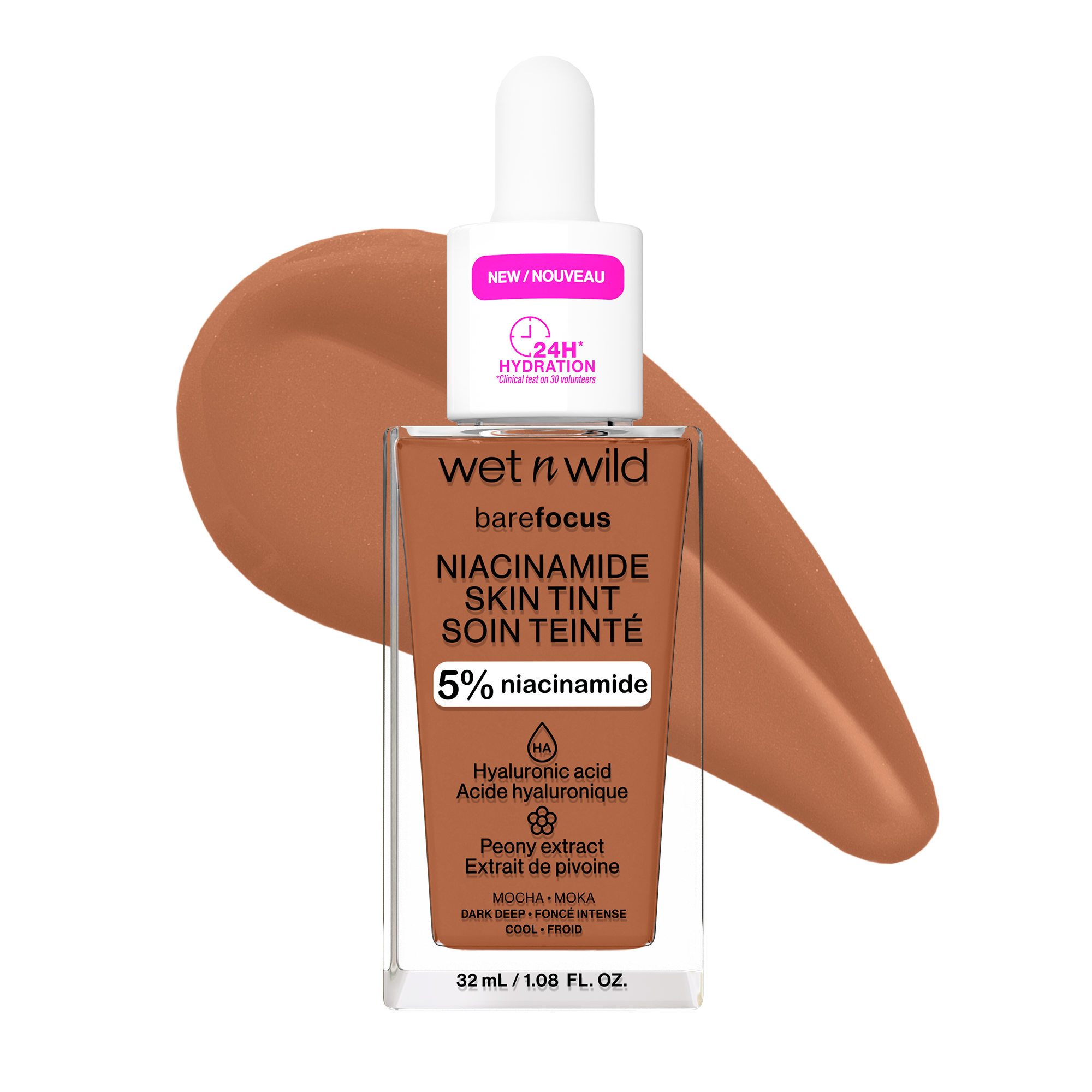 Bare Focus Niacinamide Skin Tint | Mocha
