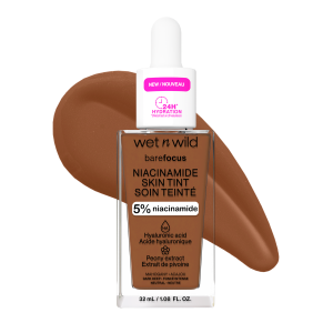 Bare Focus Niacinamide Skin Tint | Mahogany
