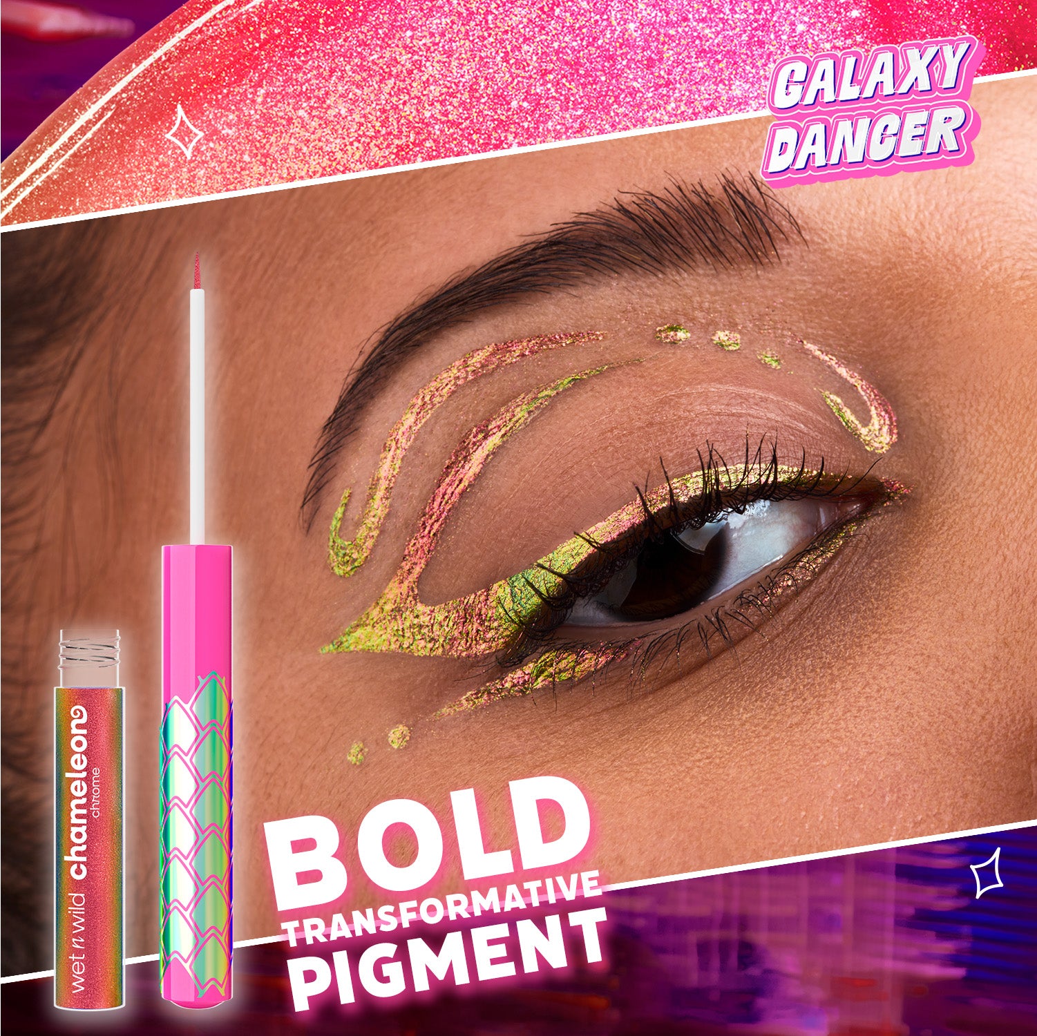 Chameleon Chrome Liquid Eyeliner | Galaxy Dancer - Image 4