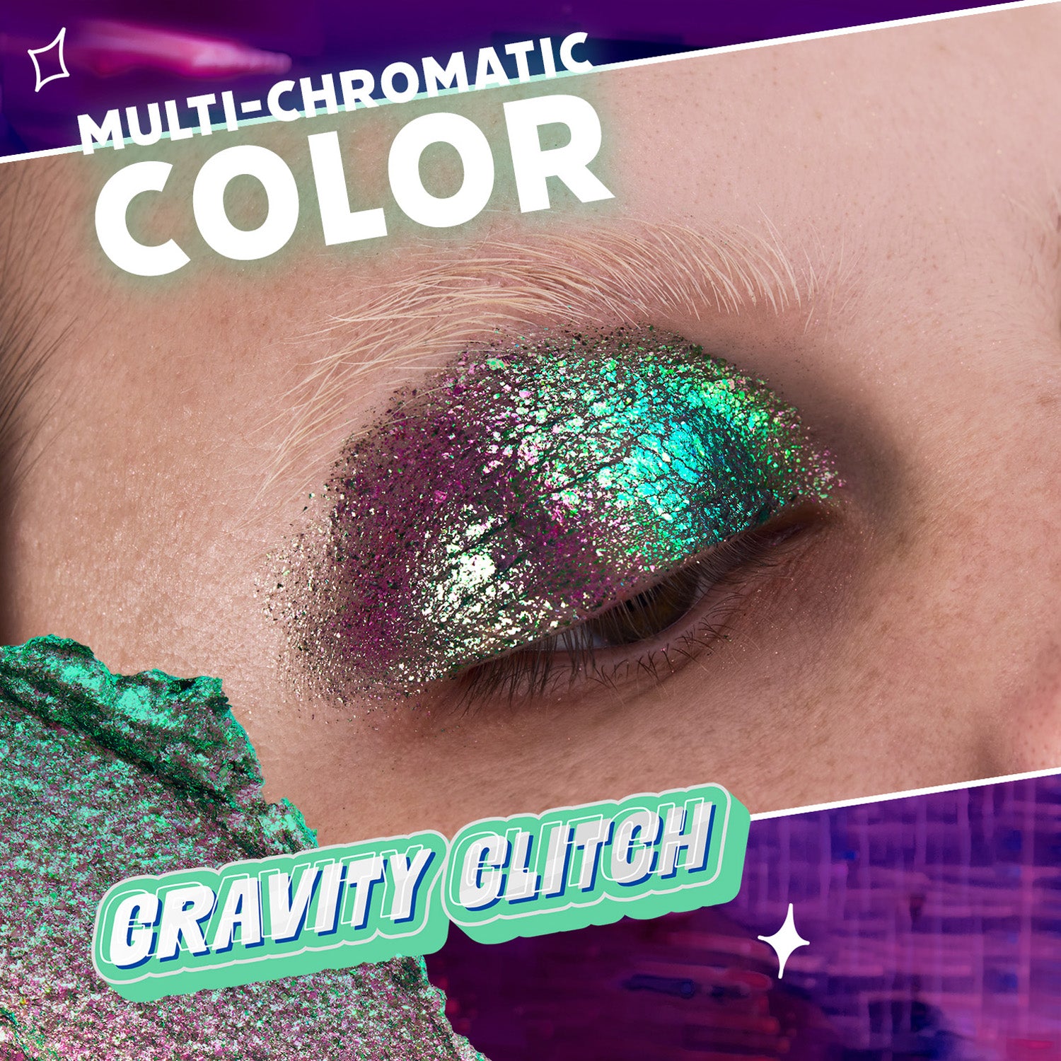 Chameleon Chrome Eyeshadow Foil | Gravity Glitch - Image 4