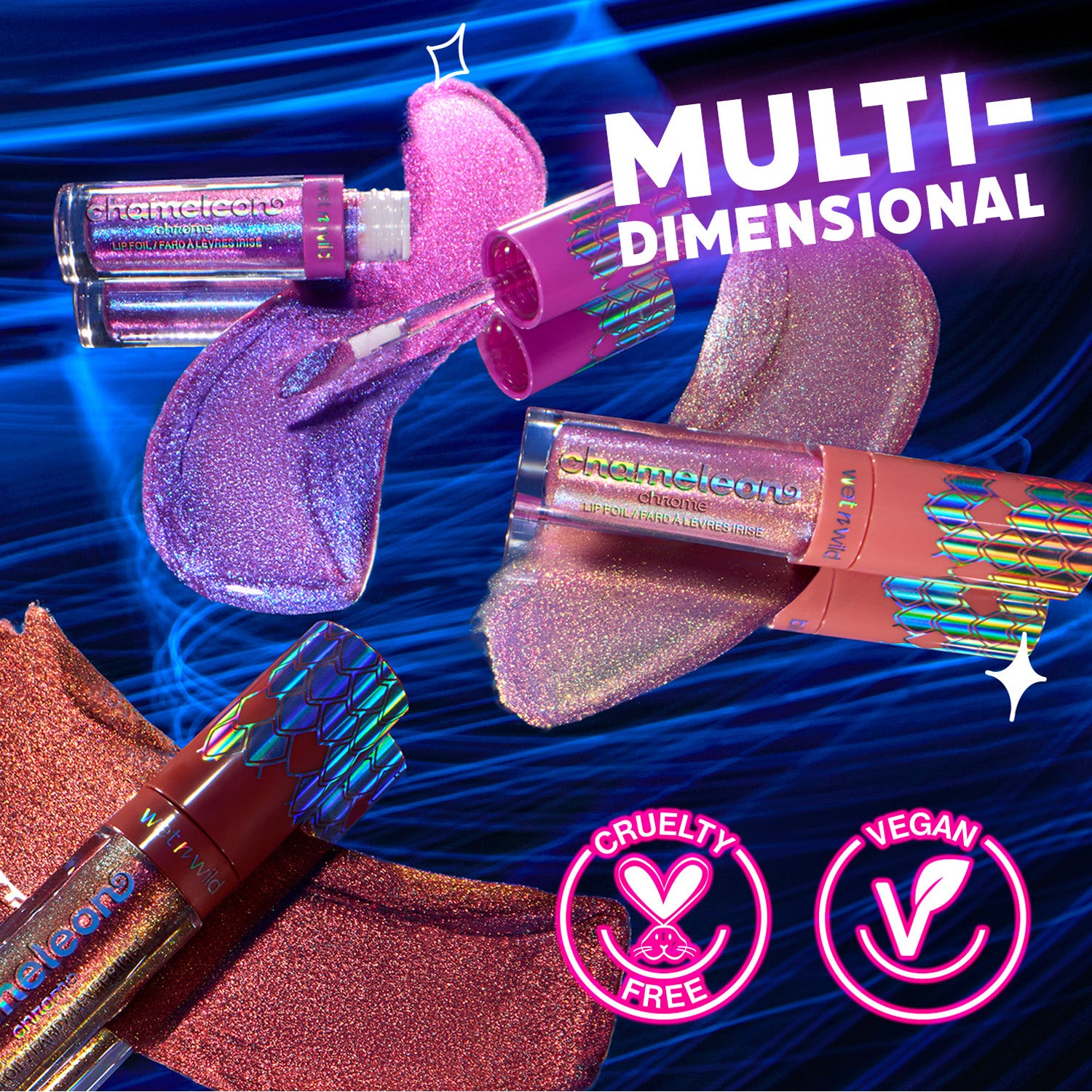 Chameleon Chrome Lip Foil | Moonshift Bloom - Image 6