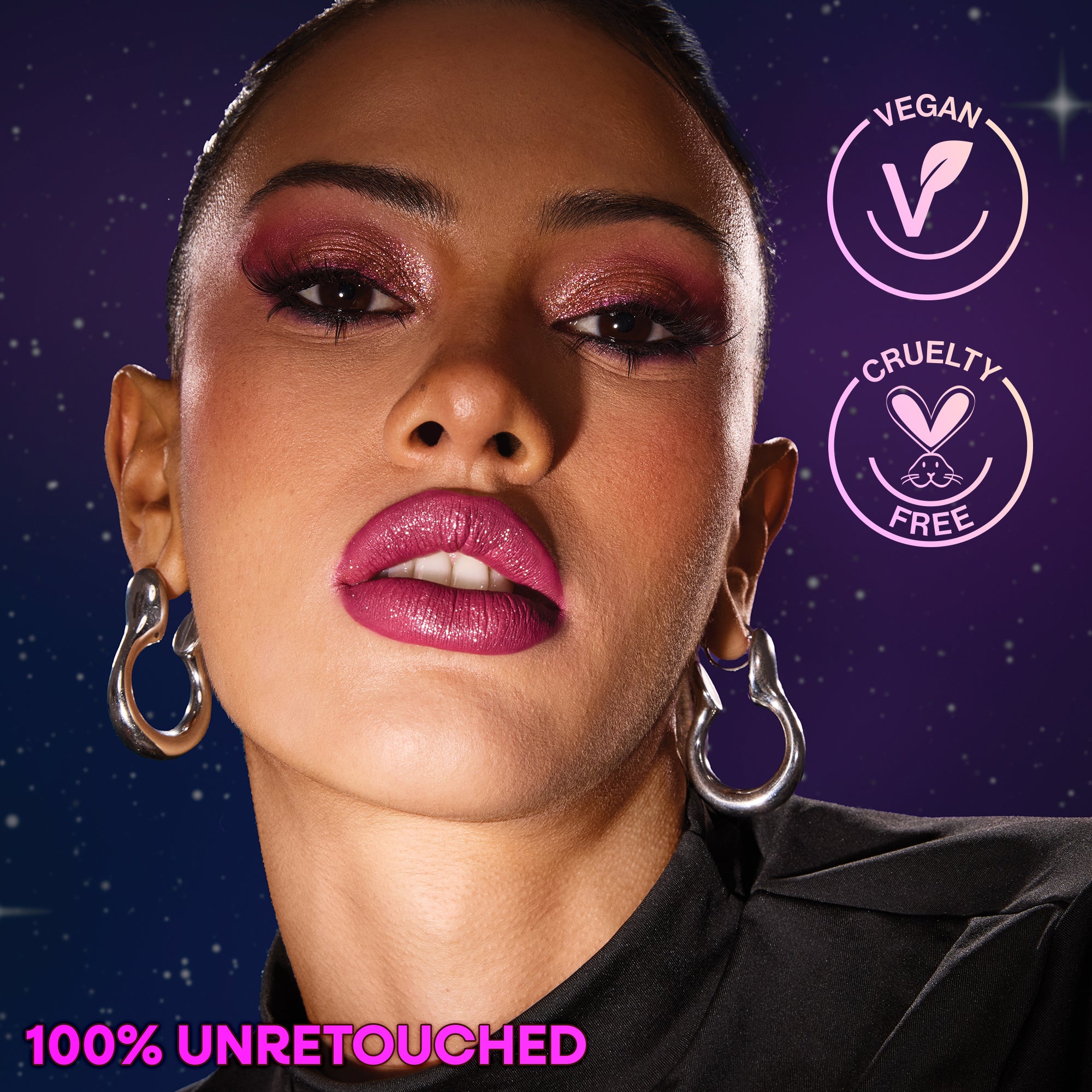 Mega Glitter Shimmer Liquid Lipstick | Pink Future - Image 7