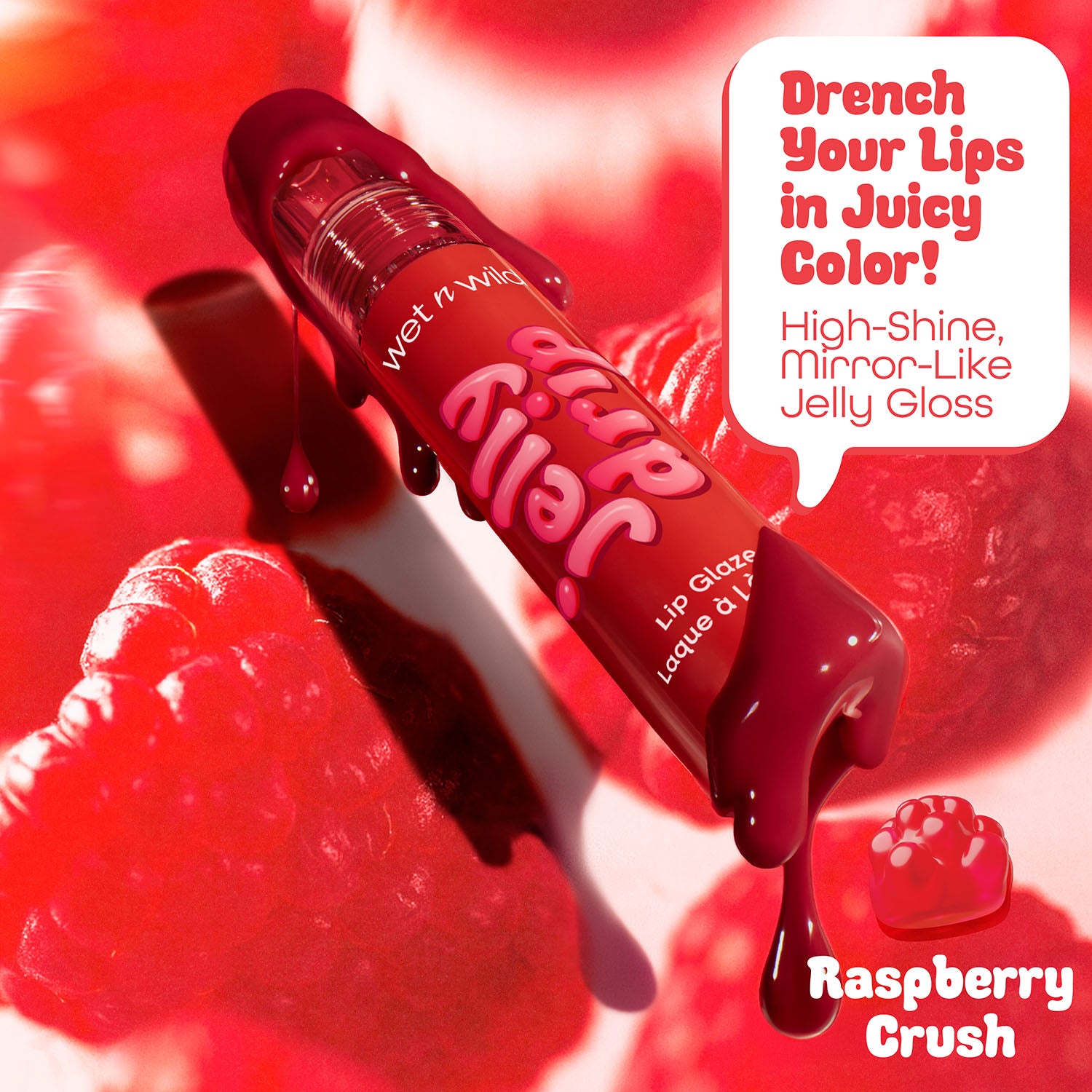 Jelly Drip Lip Glaze | Raspberry Crush - Image 3