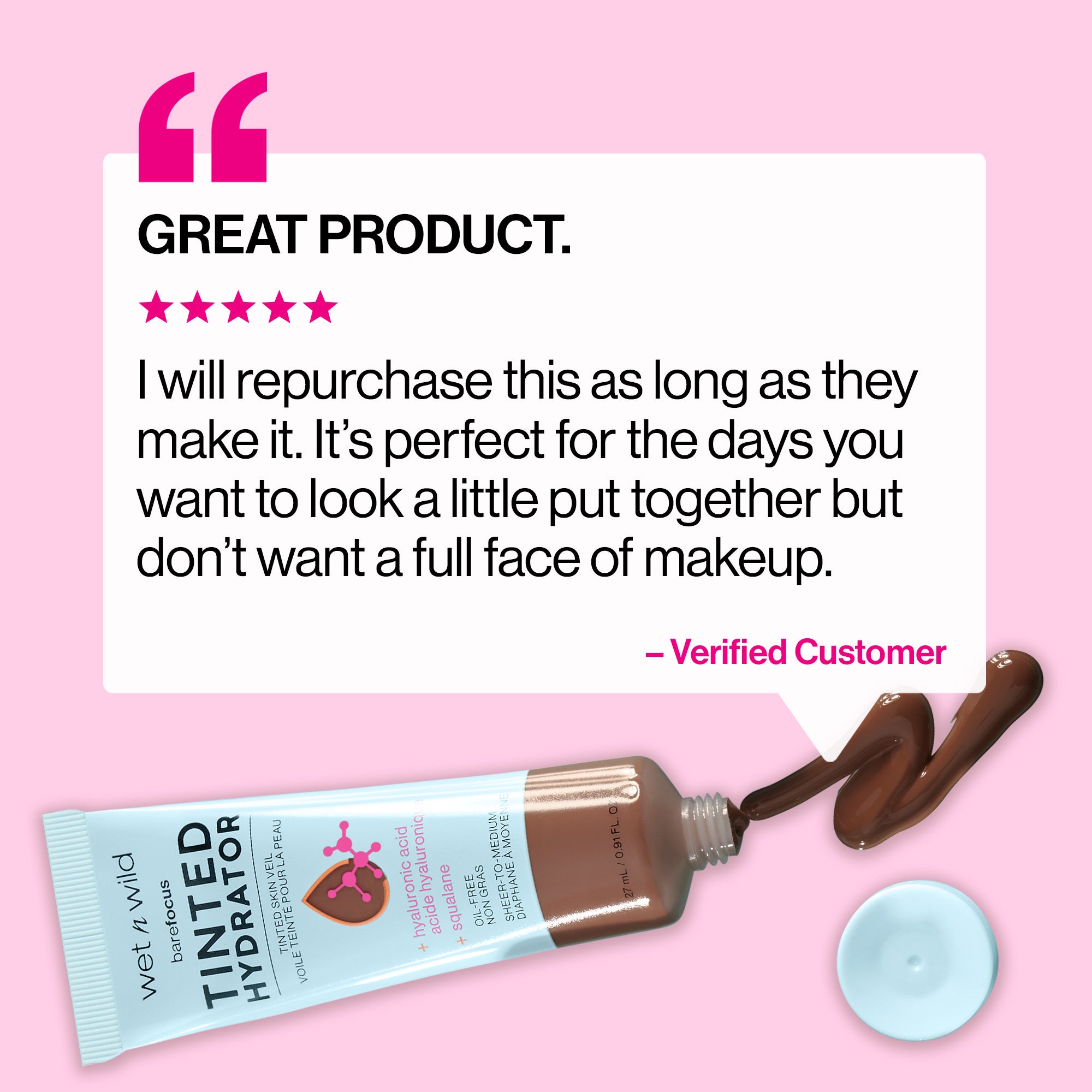Bare Focus Tinted Hydrator Tinted Skin Veil | Medium Deep - Image 5