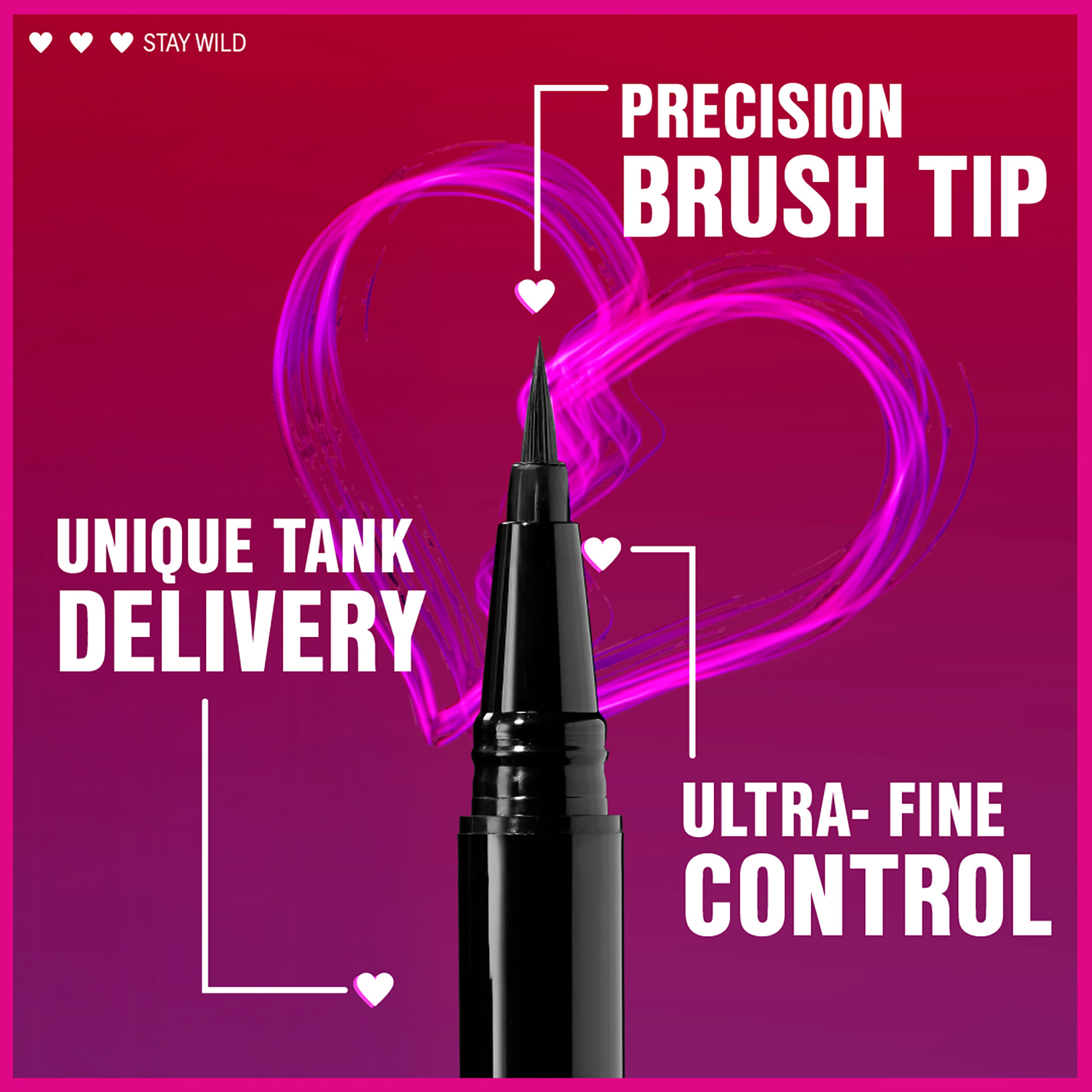 Breakup Proof Waterproof Liquid Eyeliner | Black - Image 2