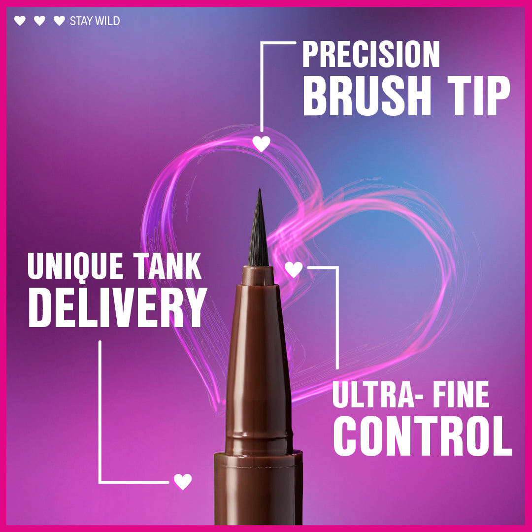 Breakup Proof Waterproof Liquid Eyeliner | Brown - Image 3