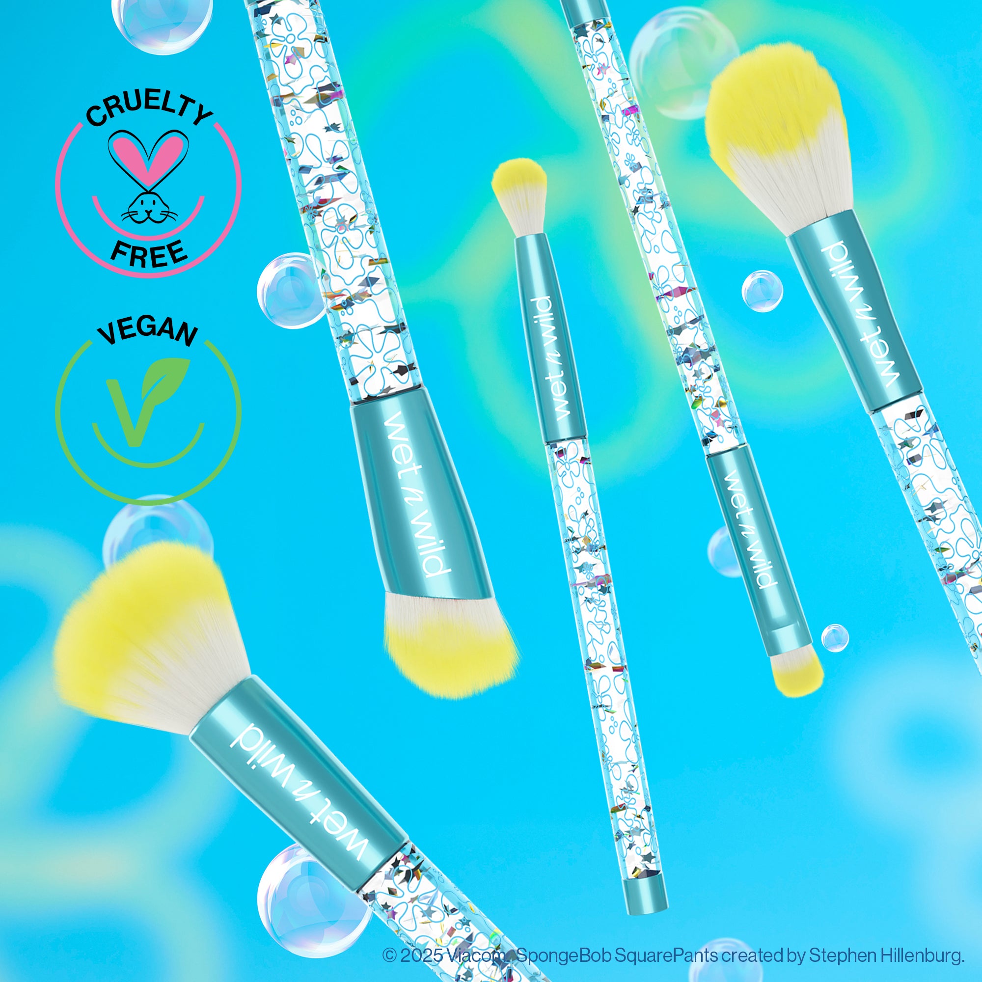 The Water's Fine! 5-Piece Makeup Brush Set - Image 4